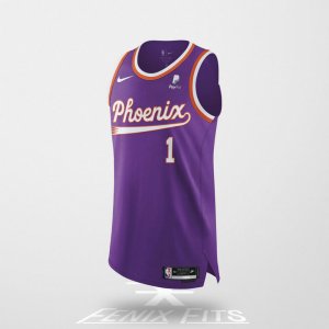 NBA 1 Booker Phoenix Suns Classic Away Maillot Violet